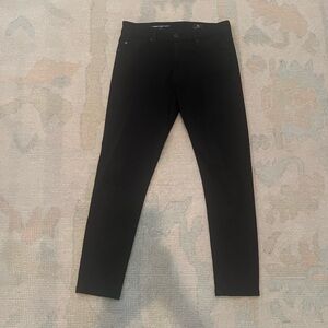AG The Farrah Black Skinny Ankle Jean